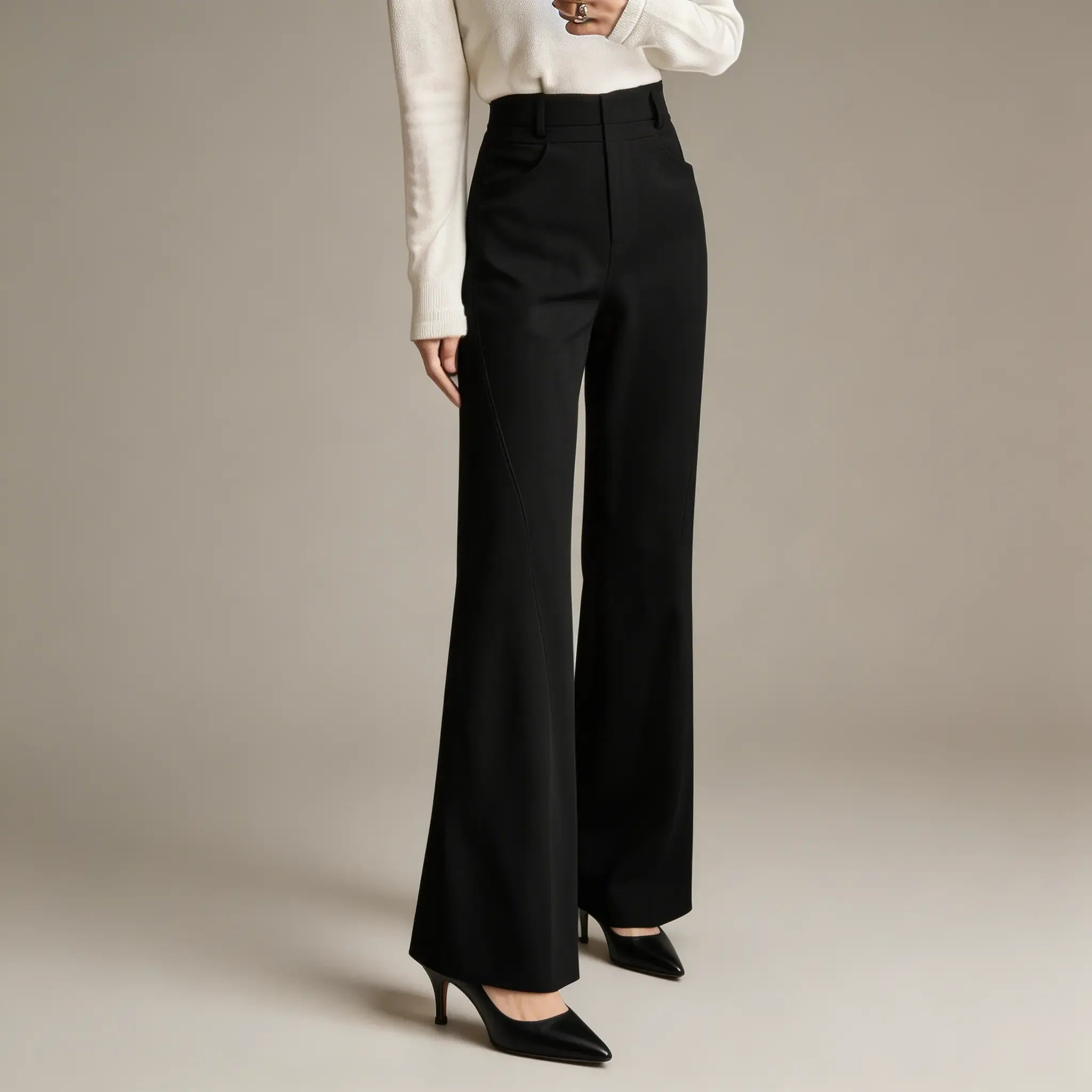 THE MARLOW TROUSER | Straight-Leg Tailored Pant